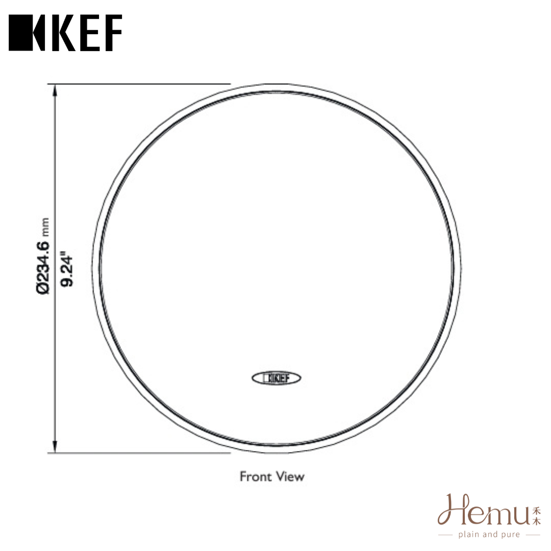 KEF - Ci160.2CR 崁入式揚聲器 (單顆) - 禾木音響 - Hemu Audio