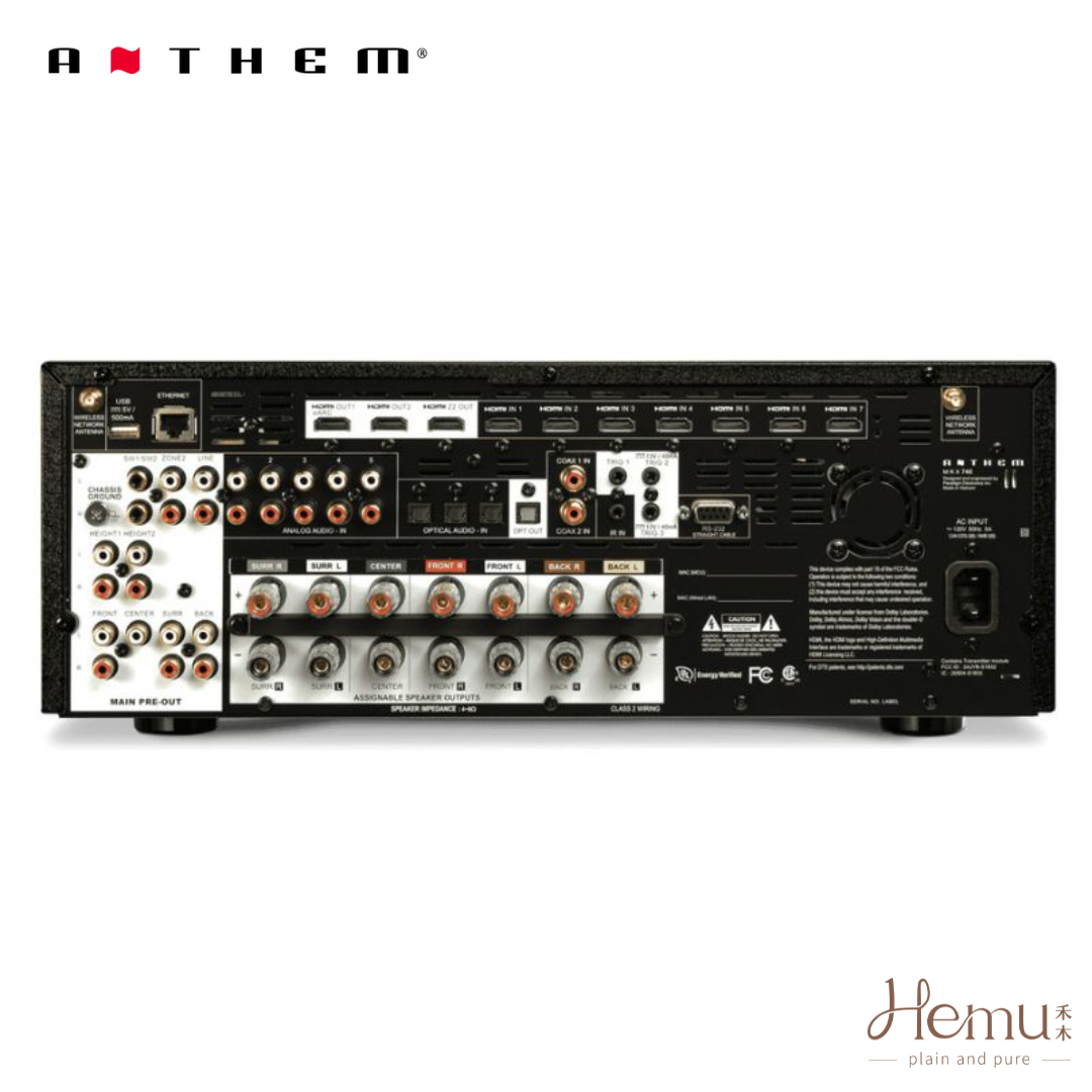 ANTHEM - MRX 740 8K 環繞綜合擴大機 - 禾木音響 - Hemu Audio