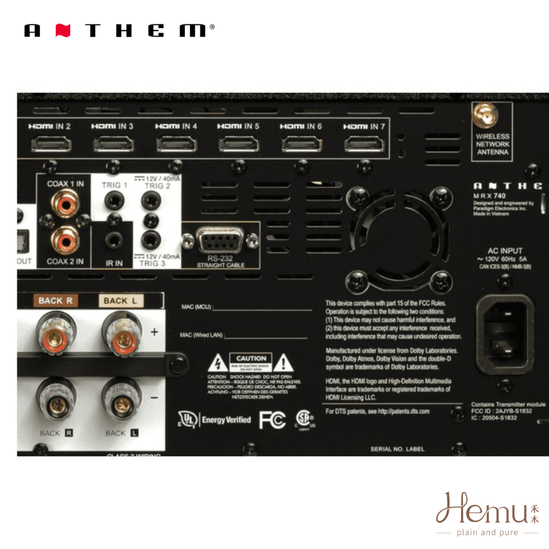 ANTHEM - MRX 740 8K 環繞綜合擴大機 - 禾木音響 - Hemu Audio
