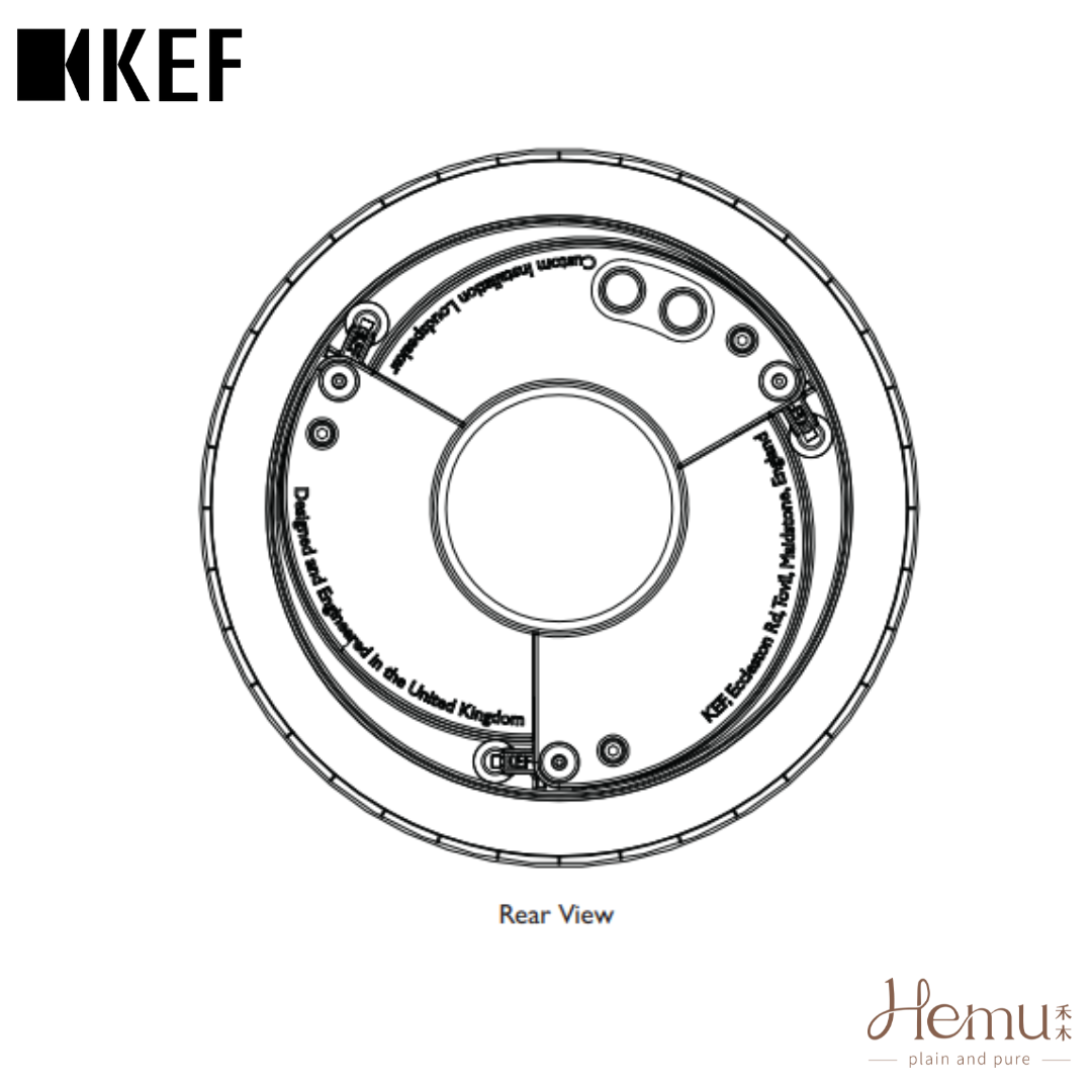 KEF - Ci160QR 崁入式揚聲器 (單顆) - 禾木音響 - Hemu Audio