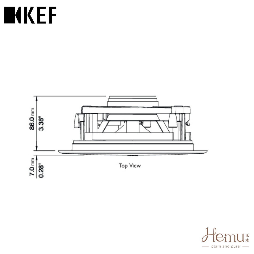 KEF - Ci160.2CR 崁入式揚聲器 (單顆) - 禾木音響 - Hemu Audio