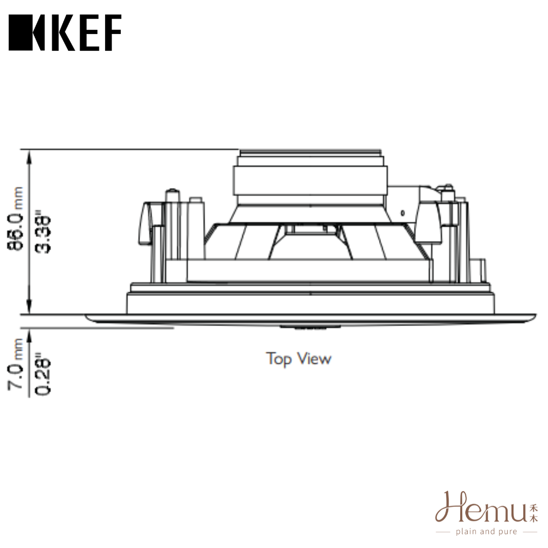 KEF - Ci160ER 崁入式揚聲器 (一對) - 禾木音響 - Hemu Audio