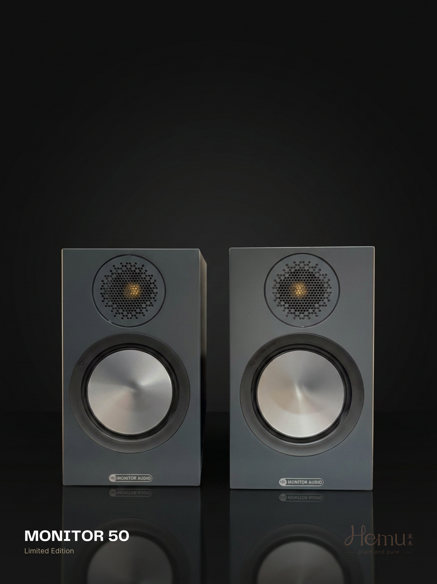 Monitor Audio Monitor 50 Limited Edition 書架喇叭 灰黑色