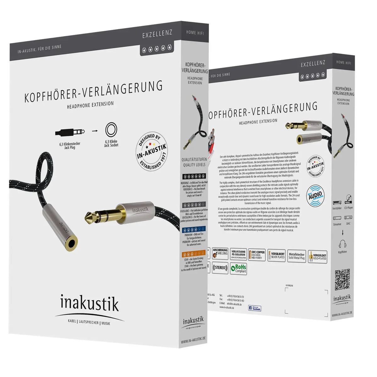inakustik Exzellenz 6.3mm 耳機延長線 產品圖 2