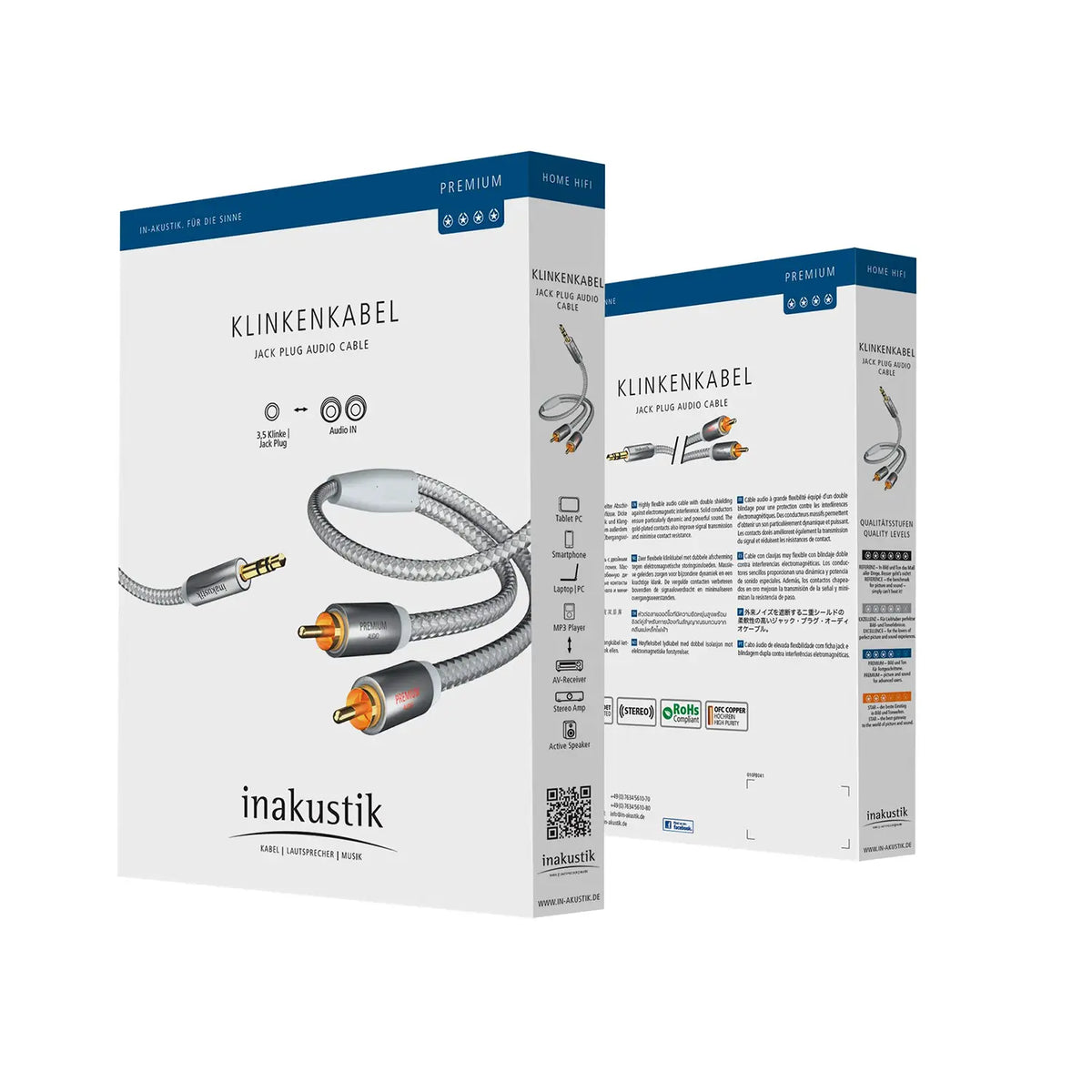 inakustik Premium 3.5mm 對 2RCA 音源線 產品圖 2
